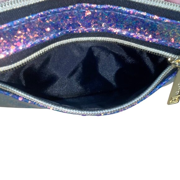 Liz Claiborne Women’s Multi Glitter RFID Phone Charging Wristlet Wallet Size S - Picture 8 of 12